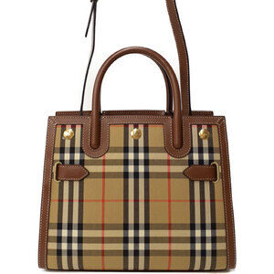 Burberry TITLE Check Handbag